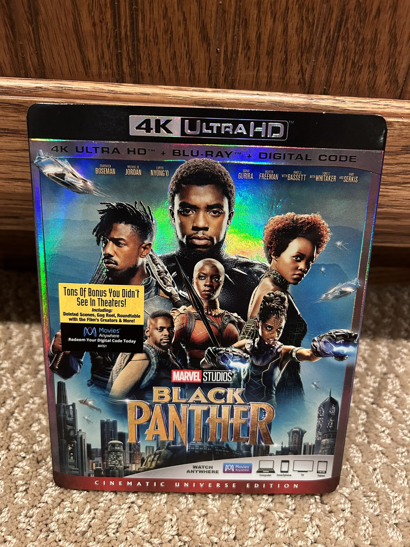 Black Panther 4K Ultra HD + Blu-Ray.