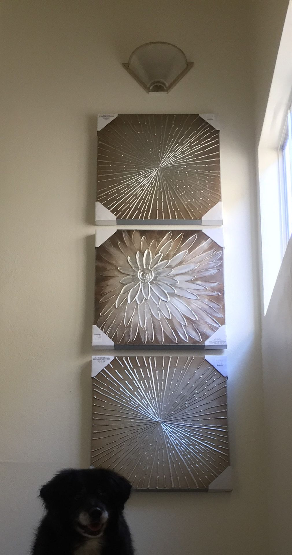  Wall Art To Glam Up Any Wall  (Bronze, Gold, Silver - 3 Pieces)