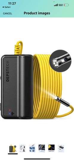 DEPSTECH Dual Lens Wireless Endoscope 