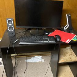 Monitor Keyboard Mouse Speakers 1