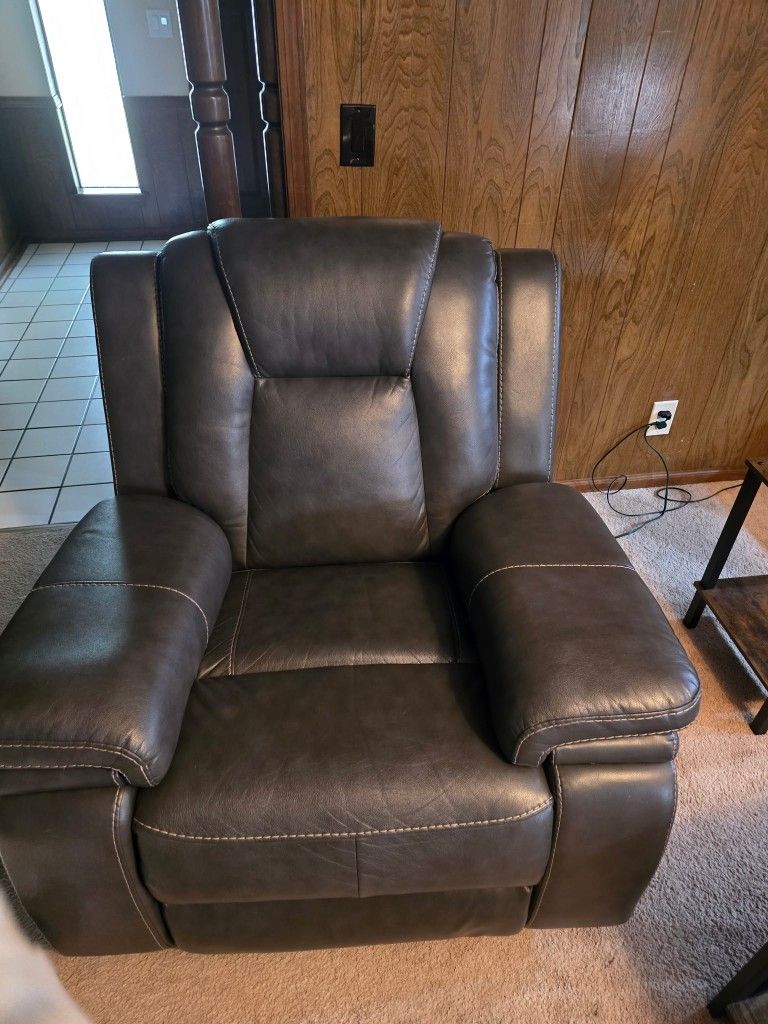 Ashley Electric Recliner And Couch