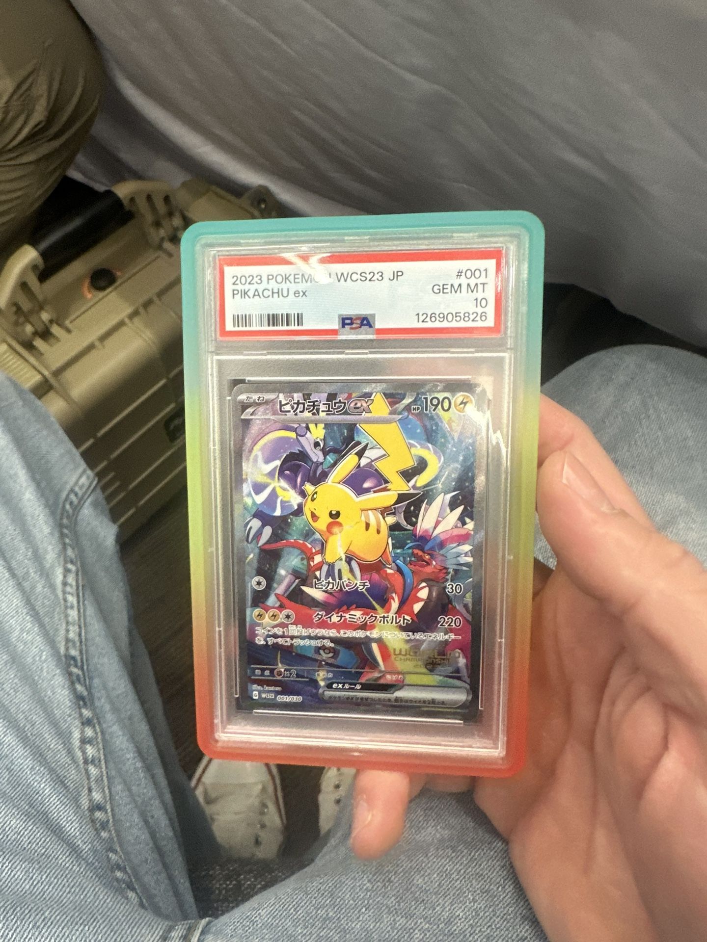 Pikachu ex 2023 World Championships Yokohama PSA10 