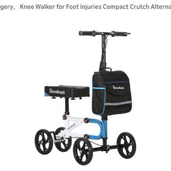 New Blue and white colored Knee Scooter / Walker (0925)