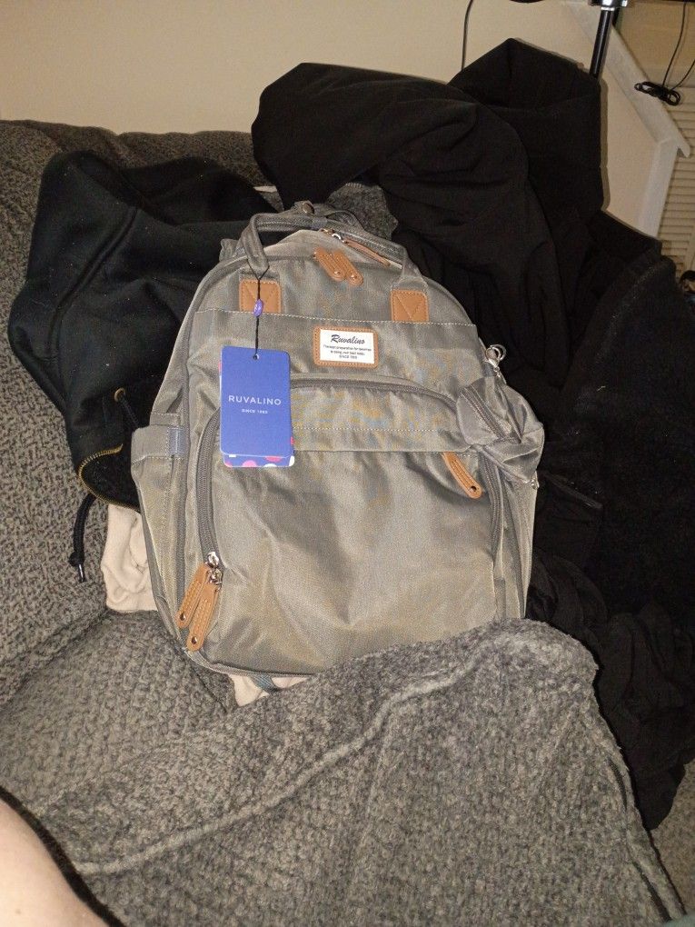 Backpack Diaper Bag w/ Changing Pad