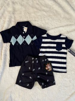 2T Summer Bundle • Rare Wes & Willy Outfit All NWT • Boutique quality • Smoke-free home Toddler Boy Summer Outfit Bundle – Size 2T (4 Piece, NWT) Rare