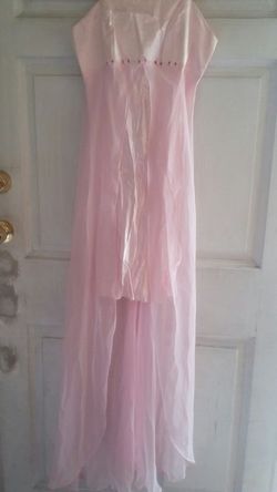Spaghetti strap gown