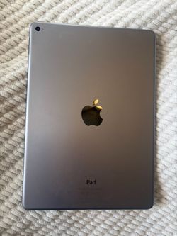 iPad Air 2 16/32GB - Space Gray - Bad Battery + Small Crack by Home Button - For Parts / Wired Use - $40