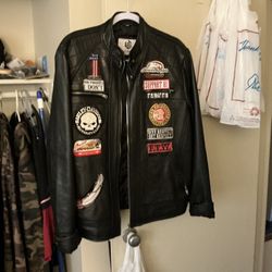 Leather Biker Jacket 
