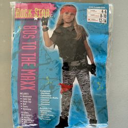 Rock Star Halloween Costume Size L
