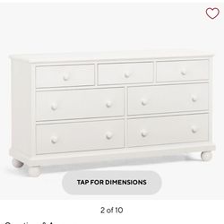 Pottery Barn Catalina 7 Drawer Dresser 