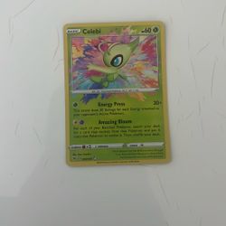 Cool Celebi Pokemon Card 