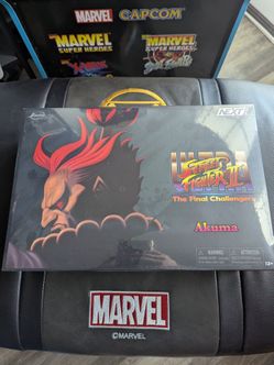 Street Fighter Akuma Player 2 Deluxe action figure  Sold Out  Jada SDCC exclusive