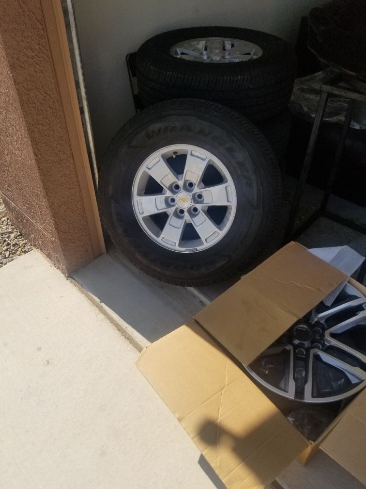 2019 colorado rims and tires