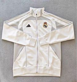 Adidas Real Madrid Track Jacket White
