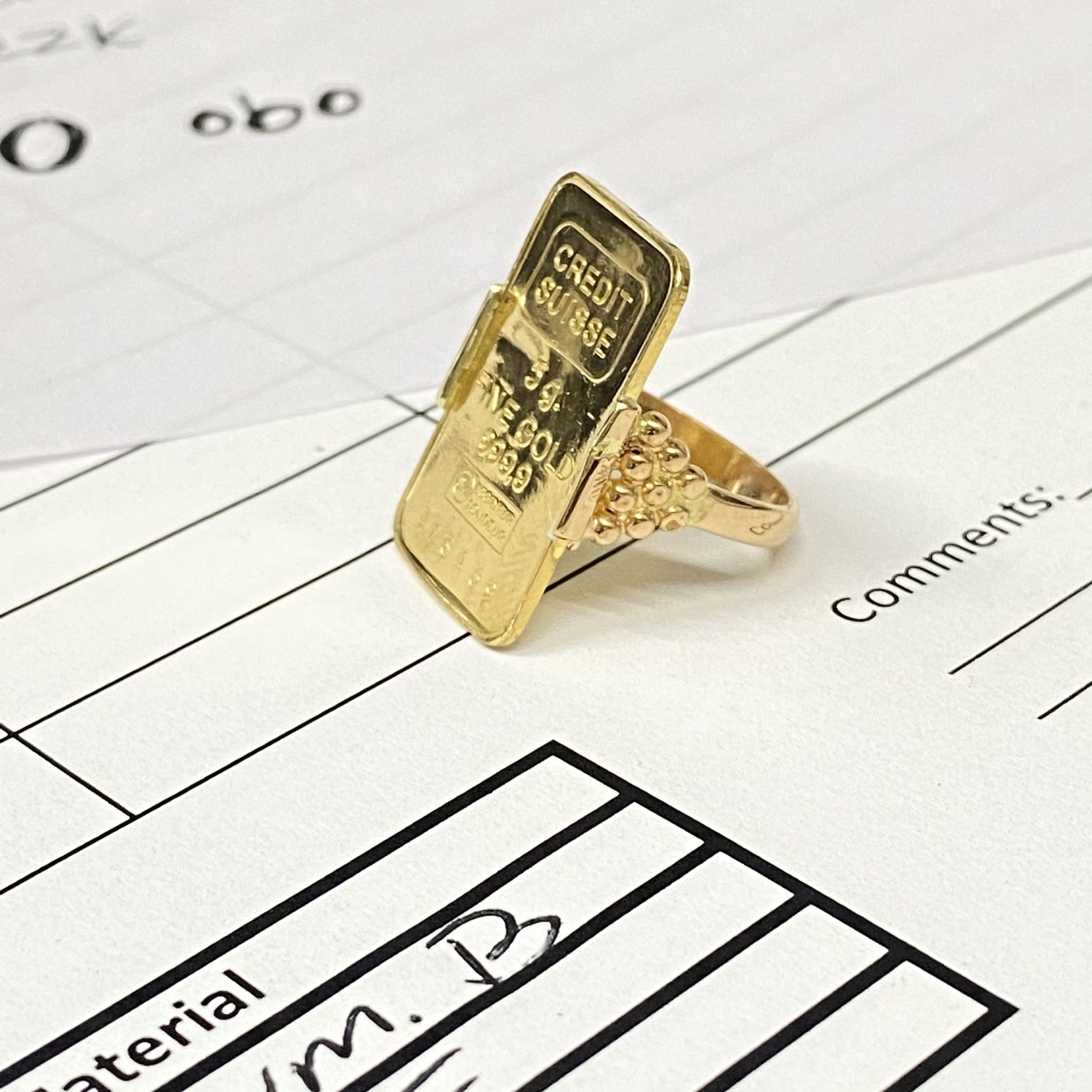 22k And 24k Gold Ring 7g