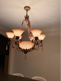 Chandelier and Pendant lights combo