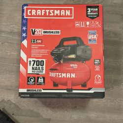 CRAFTSMAN V20 RP 2.5-Gallon Portable Electric Cordless 125 PSI Pancake Air Compressor