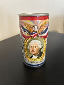 George Washington Falstaff Beer Can