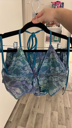 Blue Two Piece