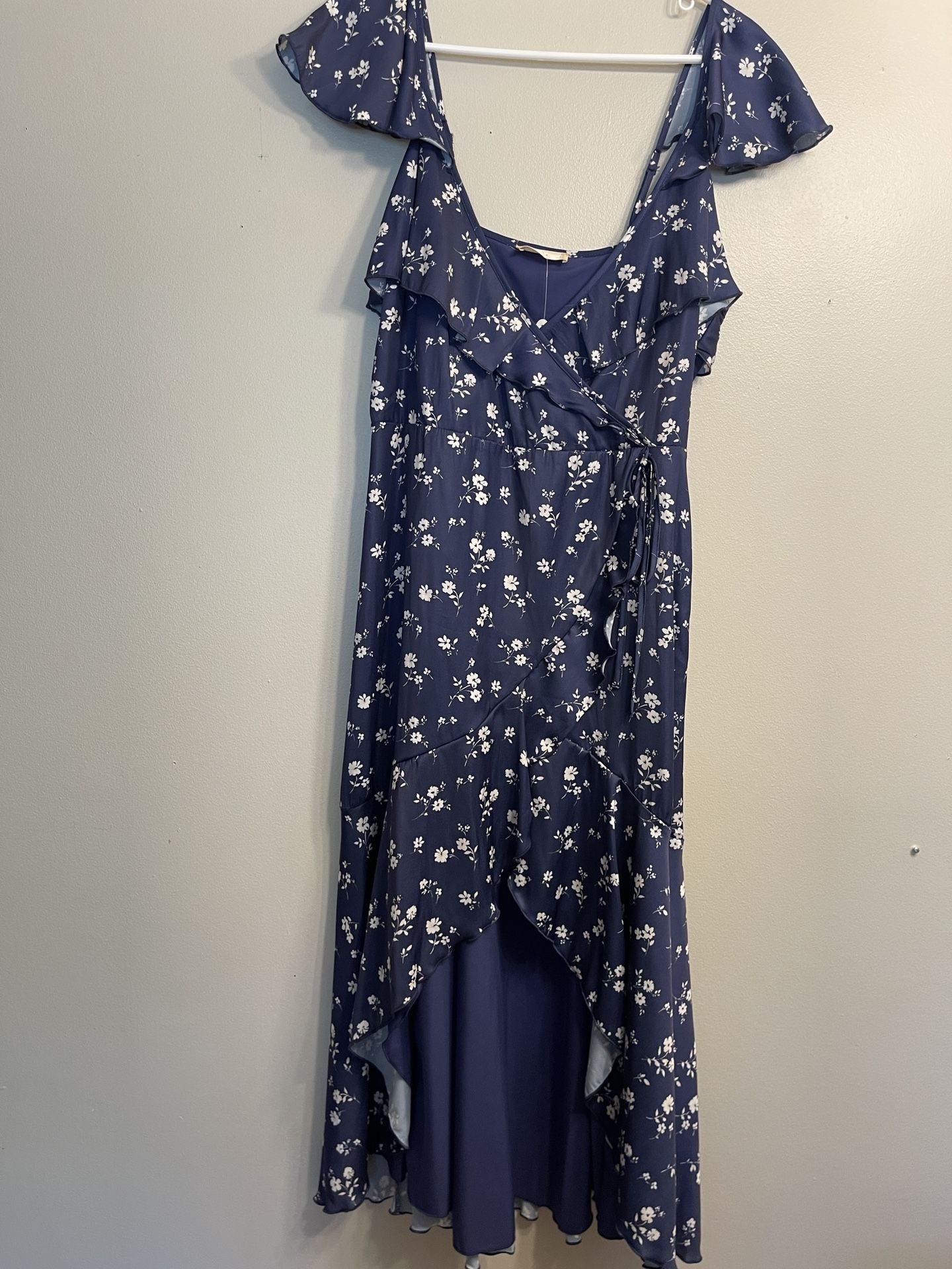 Blue Floral Dress