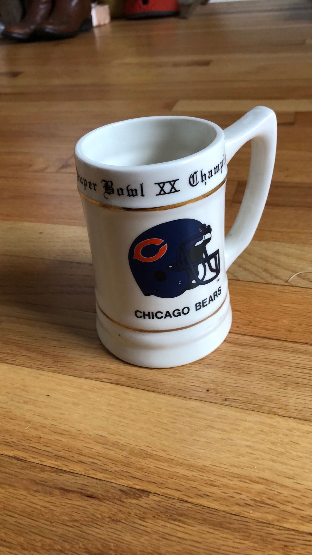 Chicago Bears Super Bowl Mug Stein