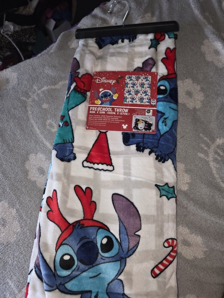 Stitch Christmas Toddler Blanket