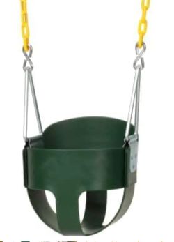 Heavy-Duty High Back Full Bucket Toddler Swing Seat