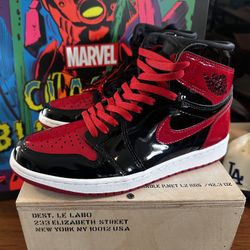 Air Jordan 1 Retro High // Patent Bred - 9.5M 