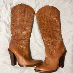 Cowboy Boots Leather 