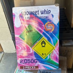 SNOWEET Whipped Cream Charger 3.3L/2050g Food Grade Tanks, Nitrous Oxide Whipped Cream,