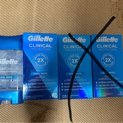 2=$10 Gillette Clinical Protection Cool Wave Clear Gel Deodorant
