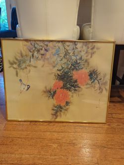 Vintage David Lee Signed Art Print 