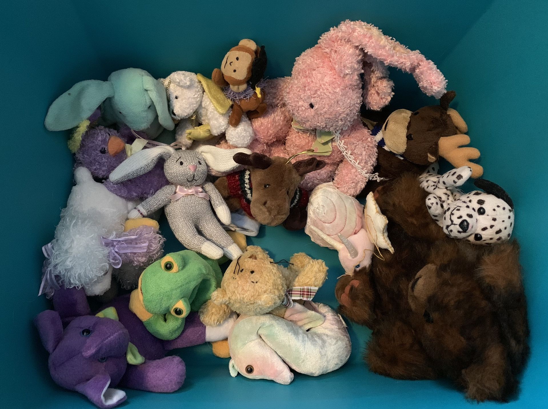 Box Full Of Stuffed Animals