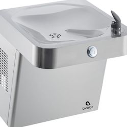 Avalon Wall Mounted Water Fountain with Bottle Filling Station, Sensor Dispensing, Self Cleaning, Digital Bottle Counter Display, ADA Compliant  Size: