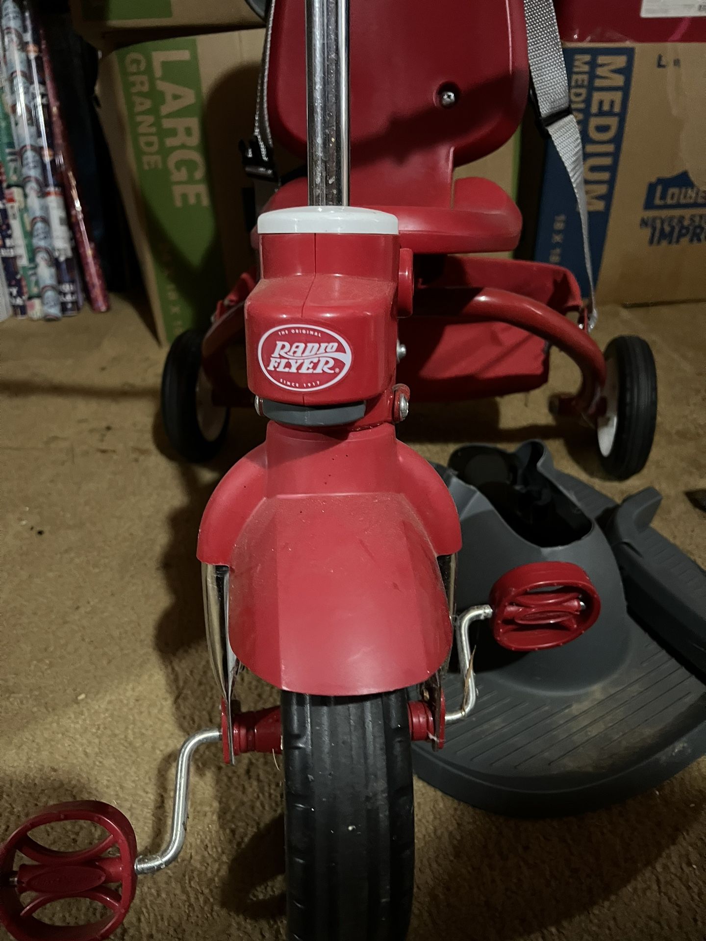 Radio Flyer Push Behind Tricycle