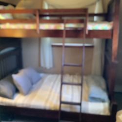 Twin Over Double Bunk beds! 