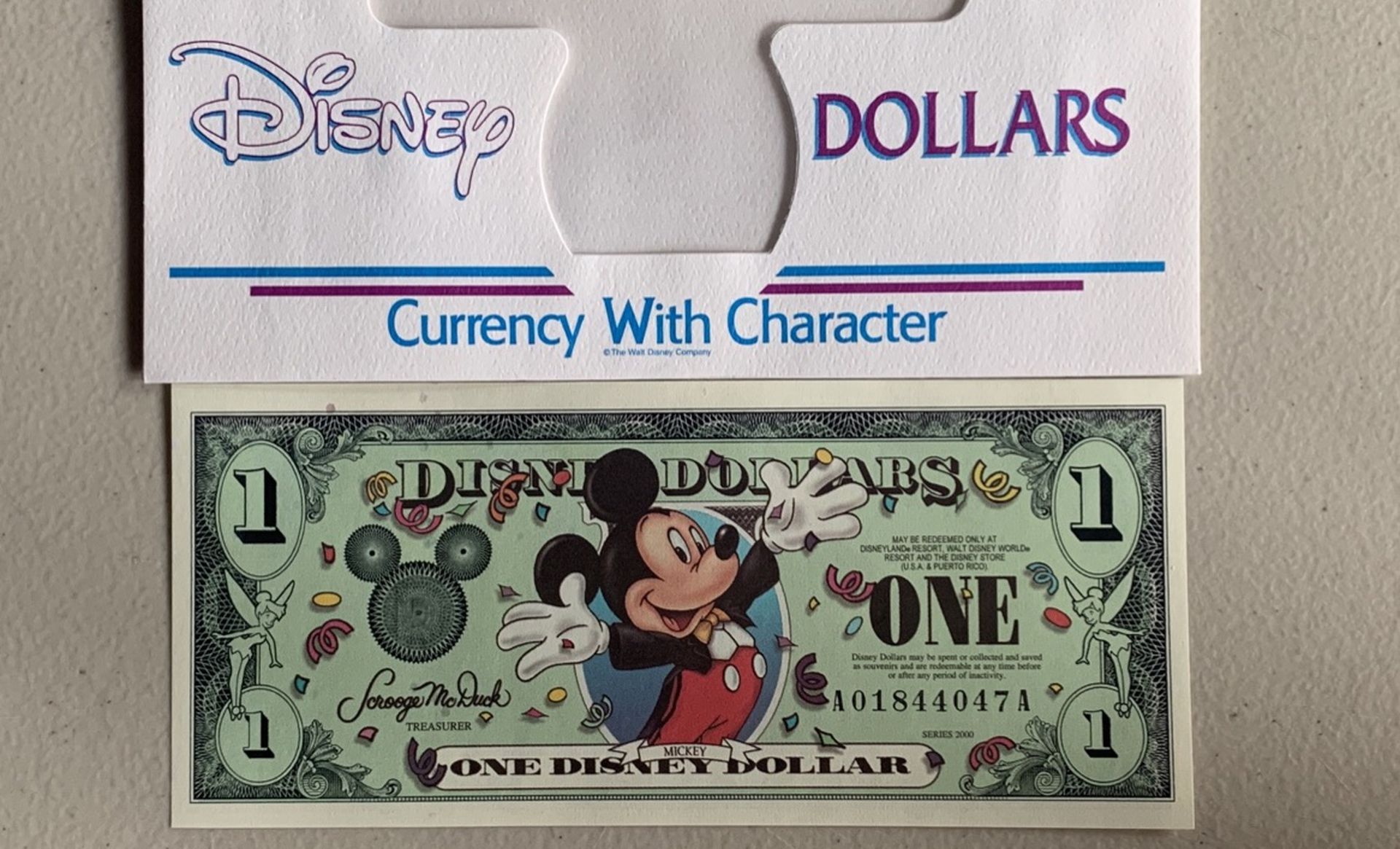Lot Of Disney Dollars N Extras