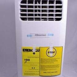 Hisense 6,000 BTU Portable Air Conditioner – Used One Season – Window Kit + Remote Included