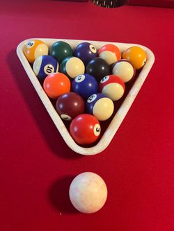 Pool table bajes with holder standard size