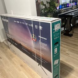 Brand new Hisense 75” TV high definition