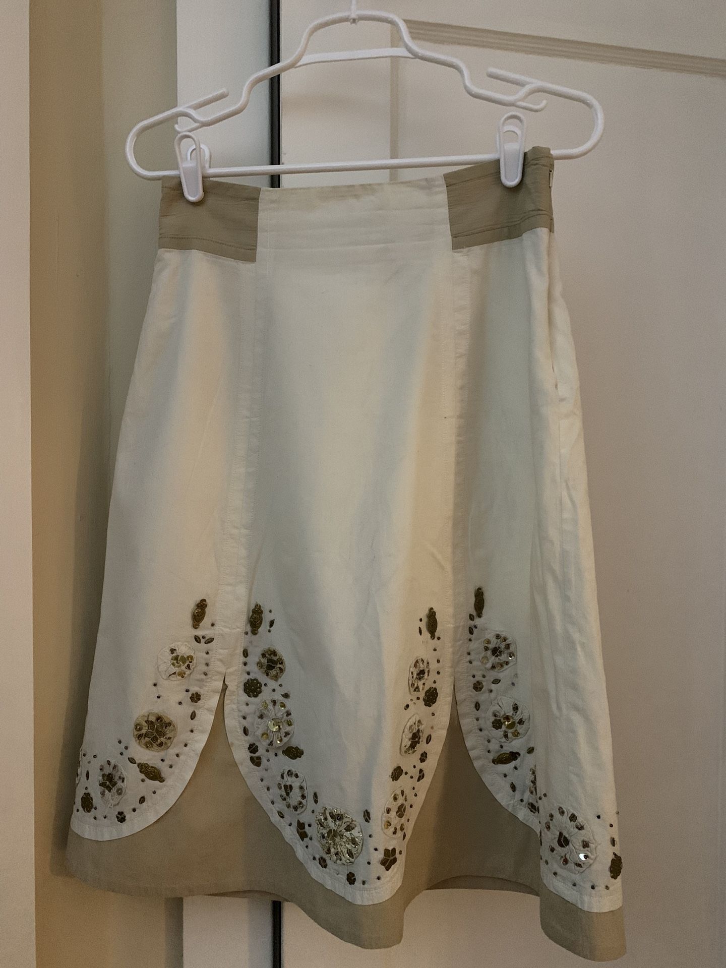 Embellished A-Line Skirt from Anthropologie