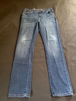 place medium wash blue straight-leg jeans - nwt