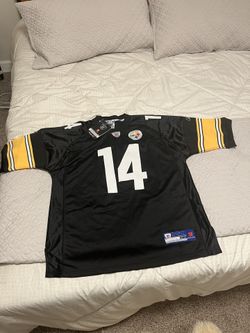 New Condition Reebok NFL Steelers American Football Game Jersey Limas Sweed #14