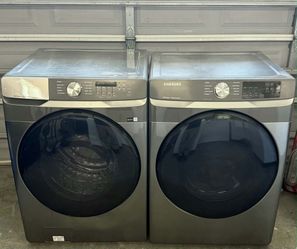 Samsung Front Load Washer and Dryer Set