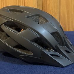 Adult Size Large Lightweight Black Helmet