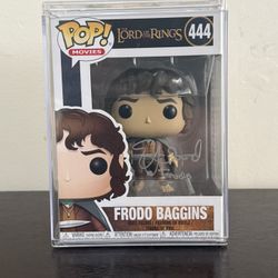 Lord Of The Rings Frodo Baggins Funko Pop Sign By Elijah Wood 