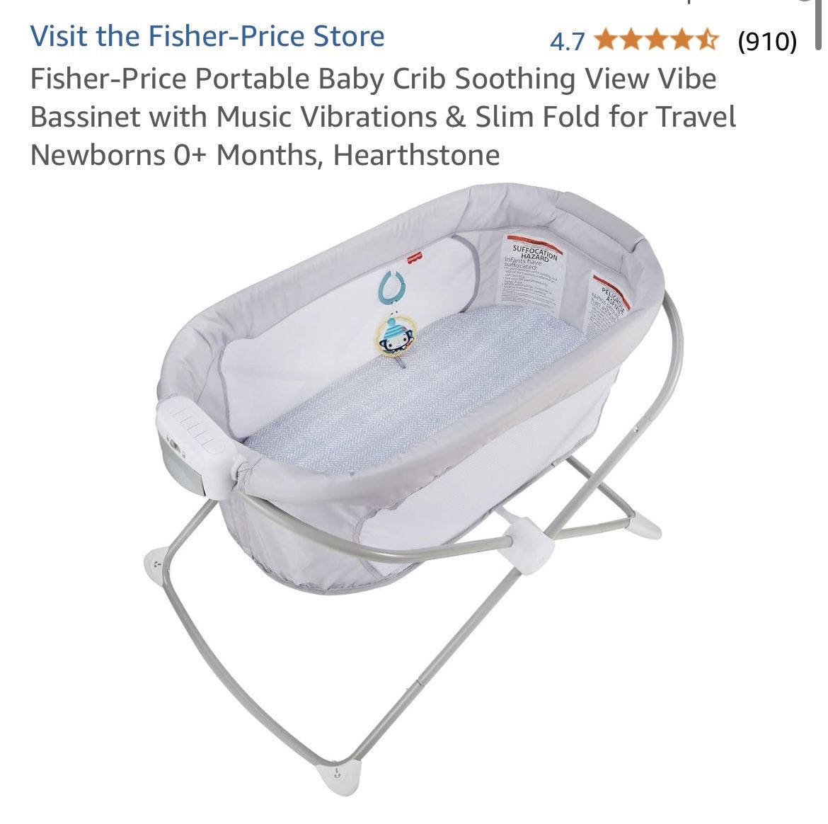 Fisher Price Soothing View Vibe Bassinet