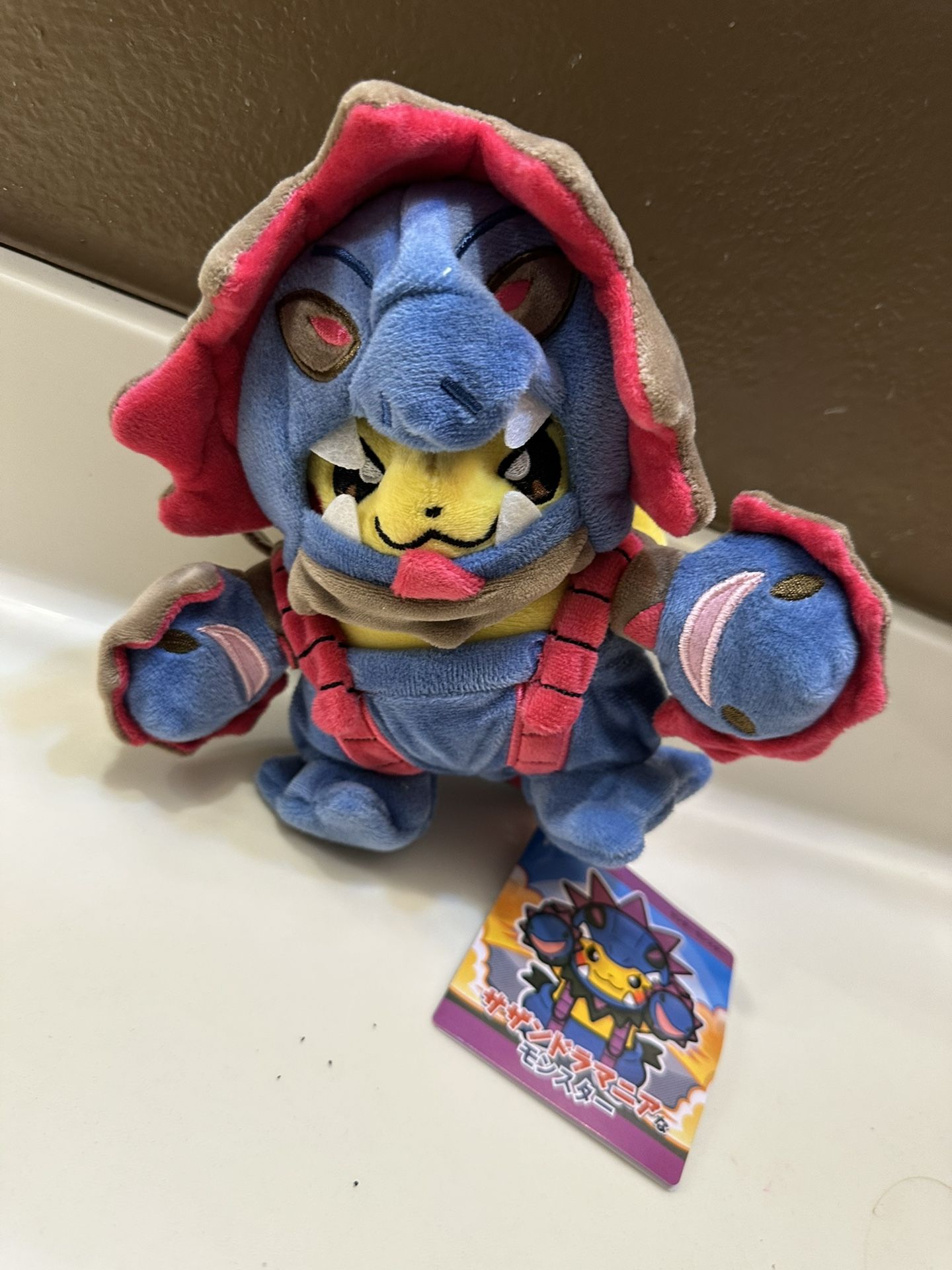 New Pikachu In A Hydreigon Poncho Pokemon Plush