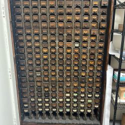 Drawers Cabinet On Wheels 72” H x 42” W x 12” D