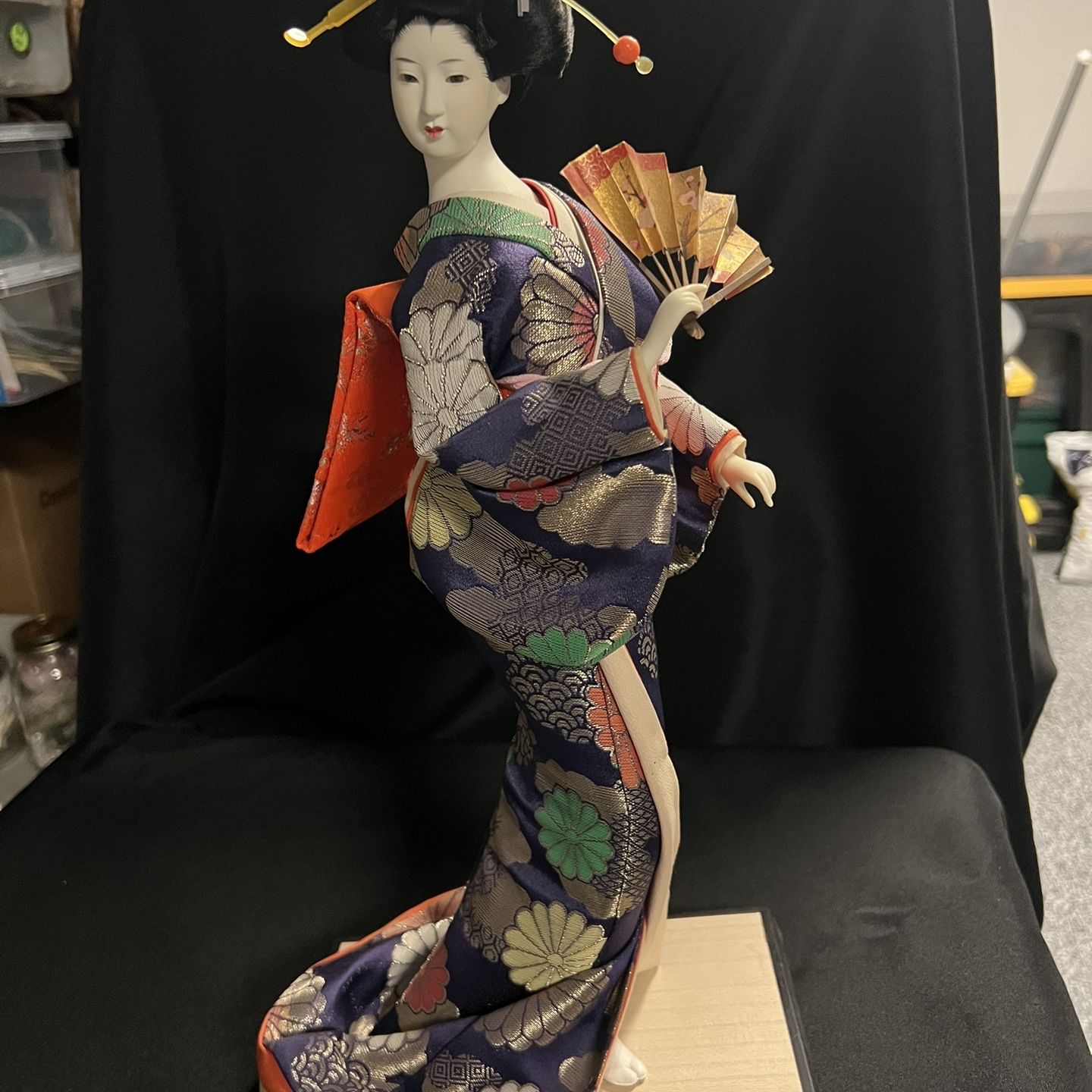 Japanese Lady Figurine/ 1990 Nagoya, Japan